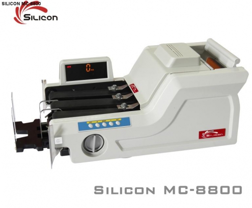 Máy đếm tiền thông minh phát hiện tiền siêu giả Silicon MC-8800